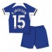 Maillot de foot Chelsea Nicolas Jackson #15 Domicile vêtements enfant 2023-24 Manches Courtes (+ pantalon court)